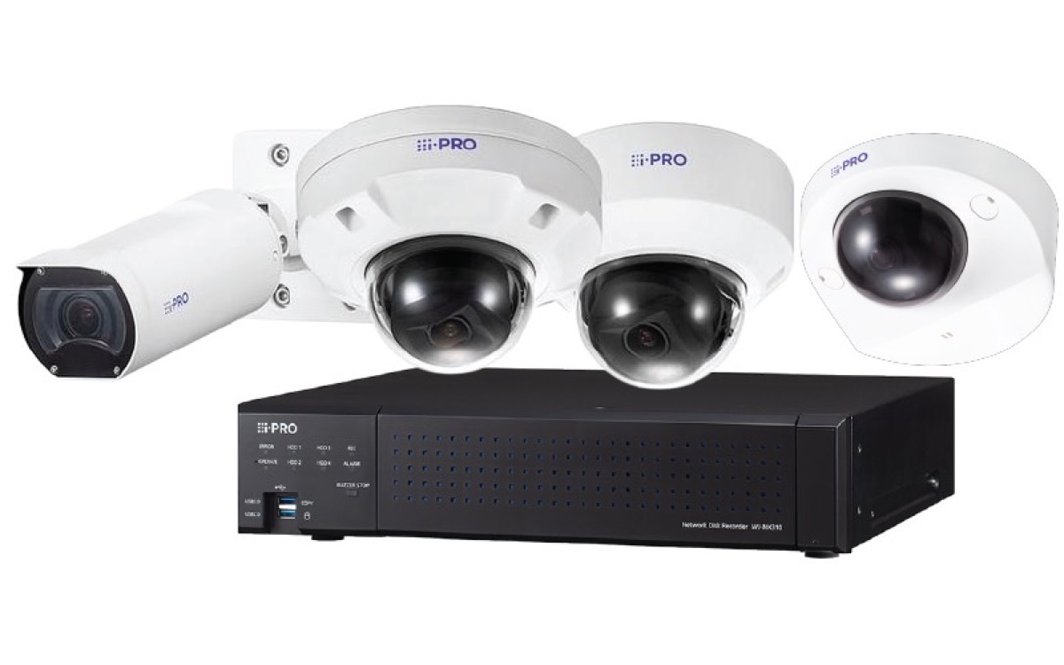 ชุดกล้องวงจรปิด i-PRO พร้อมเครื่องบันทึก NVR