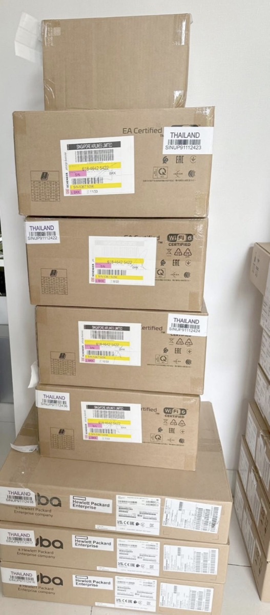 Aruba Wi-Fi 6 Access Point พร้อมส่งมอบ